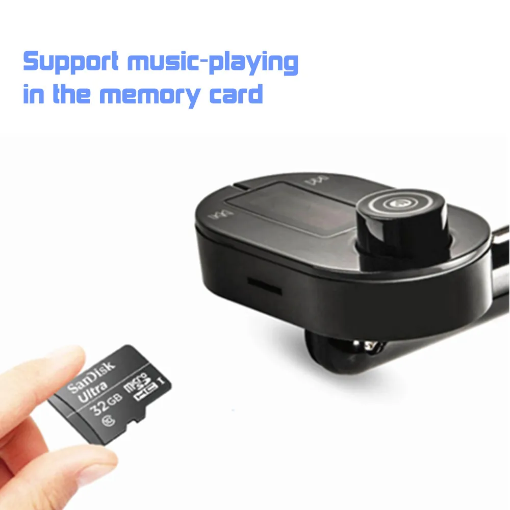 FM Передатчик Автомобильный mp3 плеер Bluetooth Комплект Громкой Связи A2DP Стерео Музыка