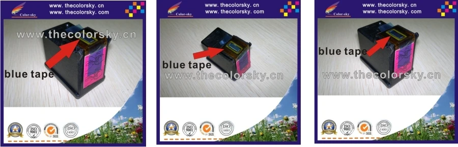 ACC-33) уплотнительная синяя лента для струйного картриджа hp для canon для lexmark для Dell для samsung для kodak 100 м* 13 мм(1 шт