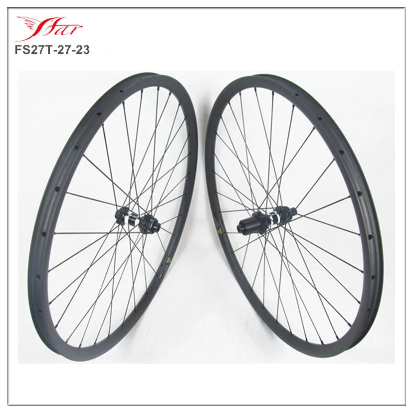 

XC mountain bike wheels 1358g/set , Farsports full carbon mtb bicycle wheels 27.5er (650B) 28H , with DT 350s hub thru axle