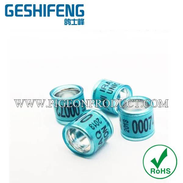 Geshifeng пользовательские кольца для голубиных гонок | Дом и сад