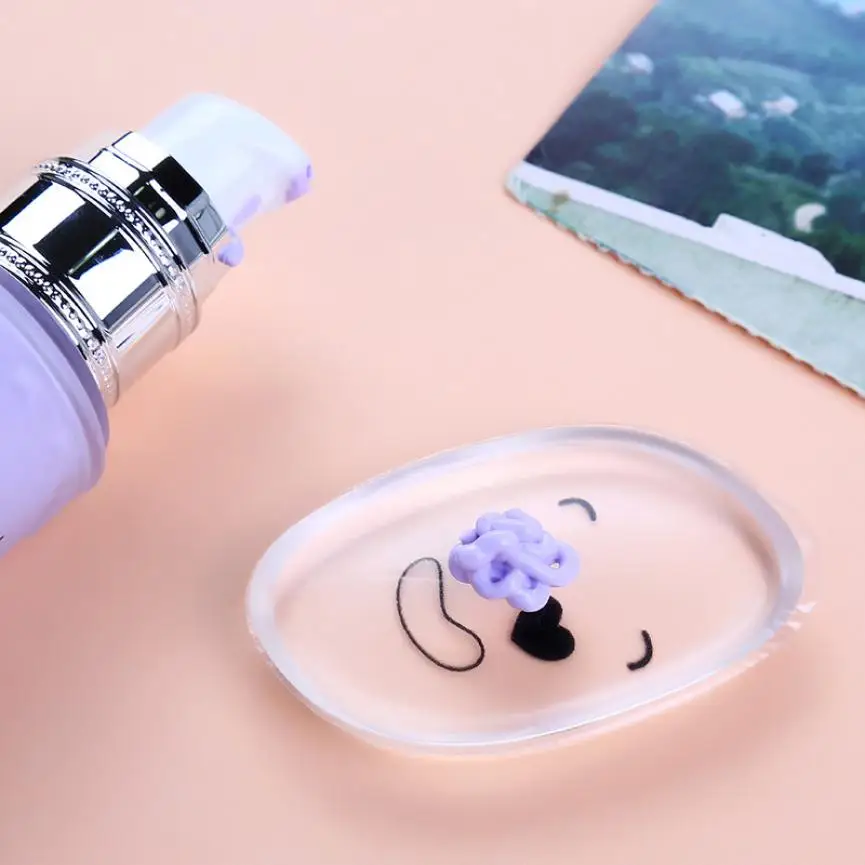 Высокое качество 100% Звезда Горячая силиконовая губка пуф для макияжа жидкой