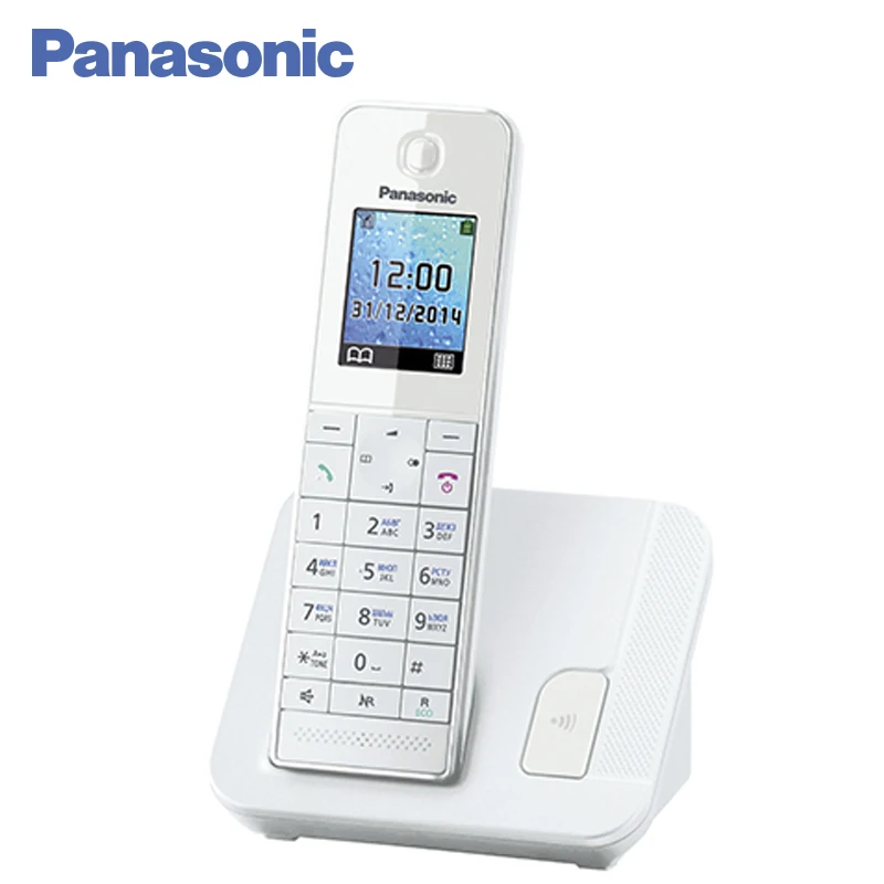 Беспроводной телефон Panasonic DECTP KX TGH210RUW белый|dect phone|caller idcaller id phone |