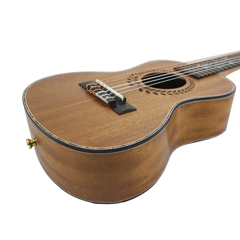 28 &quotKasch MGH 26 Сапеле гитара укулеле концерт Wood инструмент мини ручной работы +