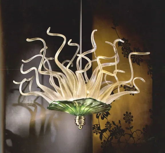 

Unique Style Hand Blown Murano Glass Chain Chandelier Lighting Crystal for Decoration