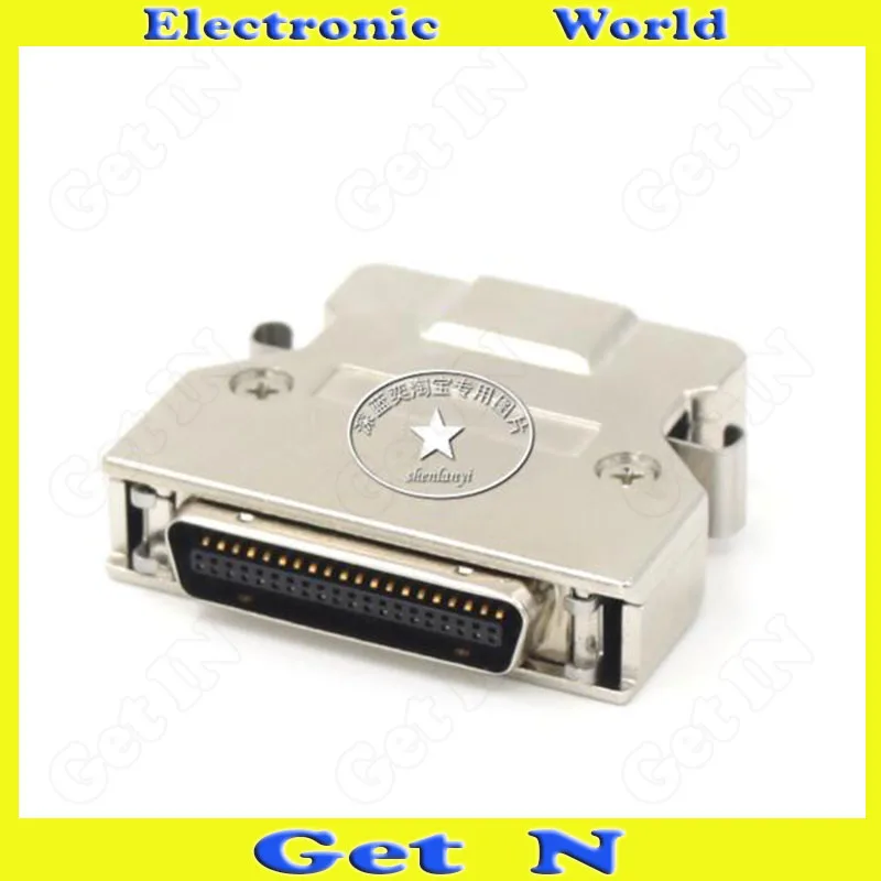 10 шт. FMC50M AL SCSI разъем Железный корпус HPCN50 контактный обжимной Штекер кабель