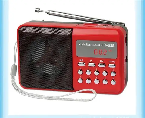 Портативный FM-радиоприемник с функцией MP3 и поддержкой TF SD-карты и USB 12003036