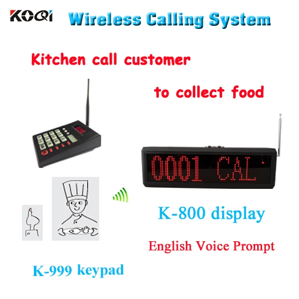 Беспроводной пейджер-покровитель Coaster для кафе ресторана клуба оборудование