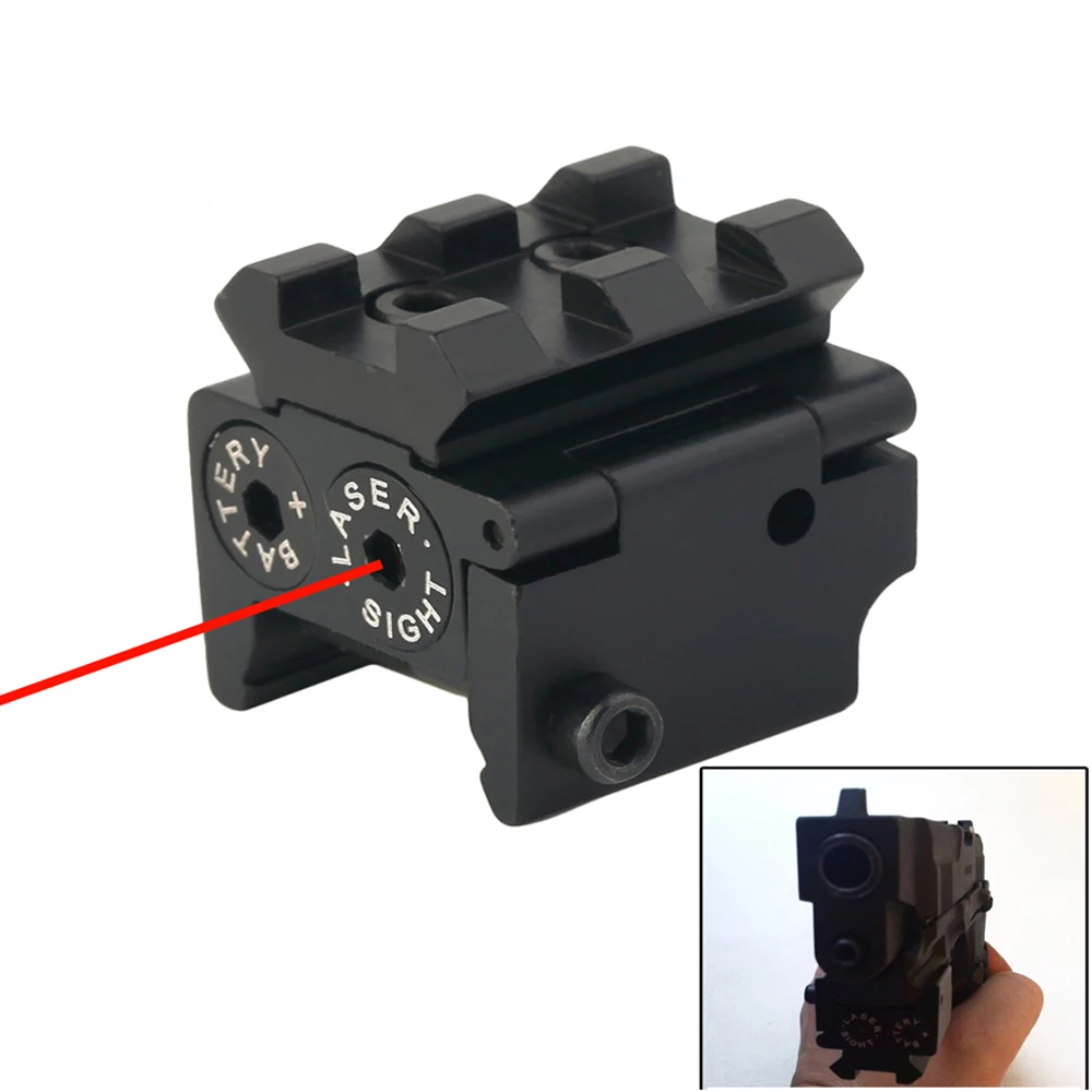 Лазерный прицел с красной точкой 300 нм 4 5 м 28x26 мм|tactical red|tactical red dot laserdot laser |