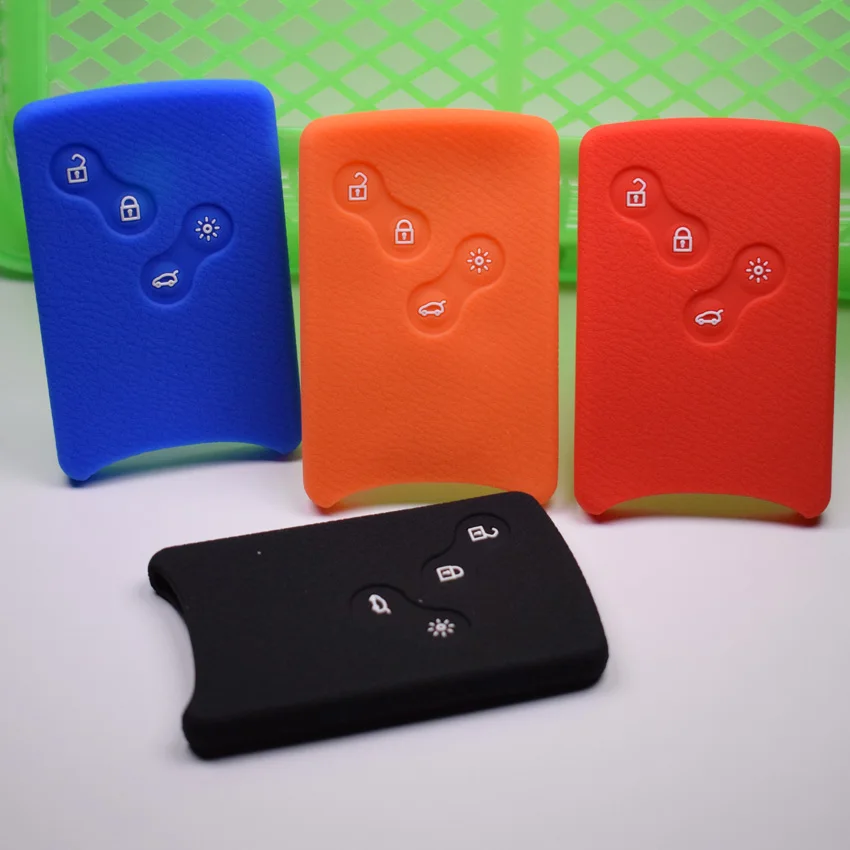 1x Автомобильный силиконовый чехол для смарт-ключа с дистанционным управлением