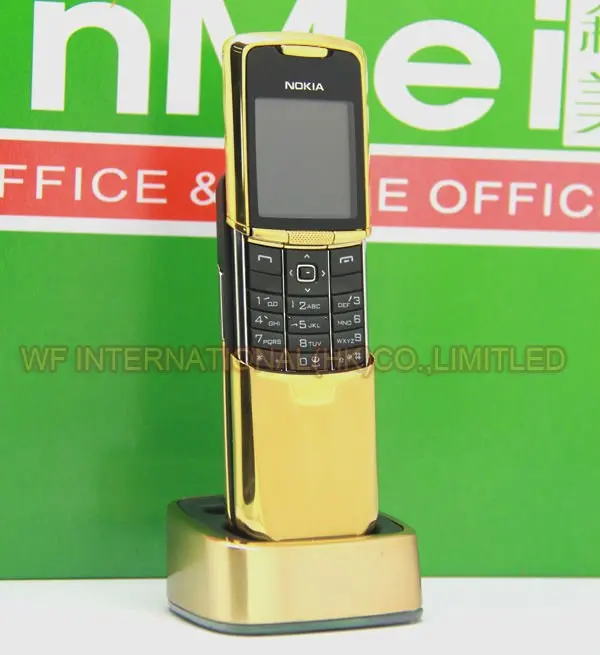 Отремонтированный Мобильный телефон NOKIA 6700c 6700 классический мобильный телефон Золотой 3G GSM разблокированный и русская клавиатура