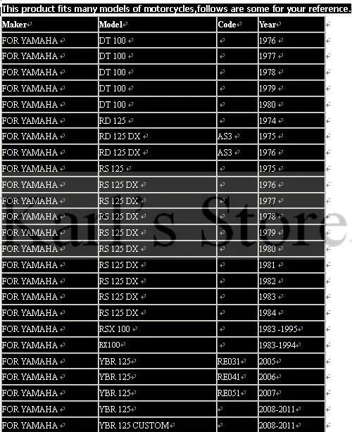 Для Yamaha YBR125 DT100 RD125 RS125 RSX100 RX100 Z125 Запчасти для мотоциклов YBR 125 звездочки задние звездочки 41 43 зубья улучшают скорость
