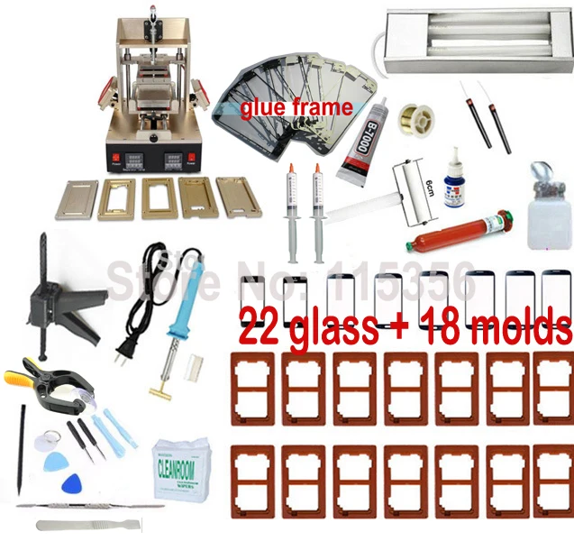 Полный комплект инструментов для ремонта машины 5 1n 1 Samsung ламинатор с рамкой
