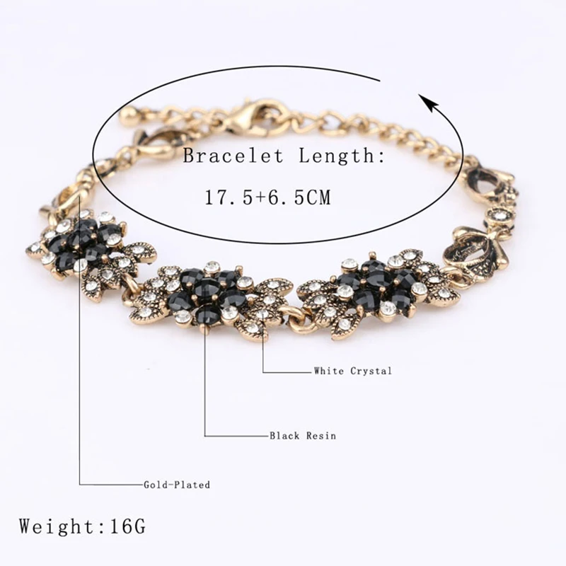 Omen высокое qualityturkish Браслеты Винтаж Jewelry антикварный серебряный позолоченный