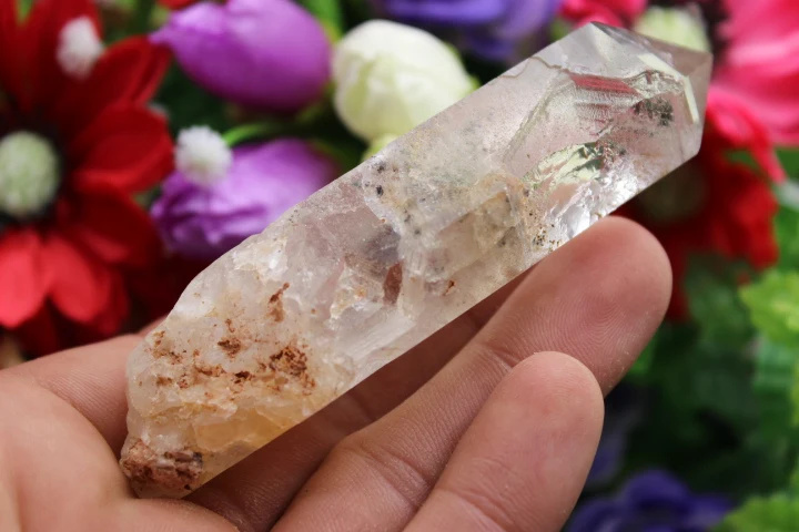 Натуральный кварцевый кристалл белый фотоэлемент для лечения | Дом и сад