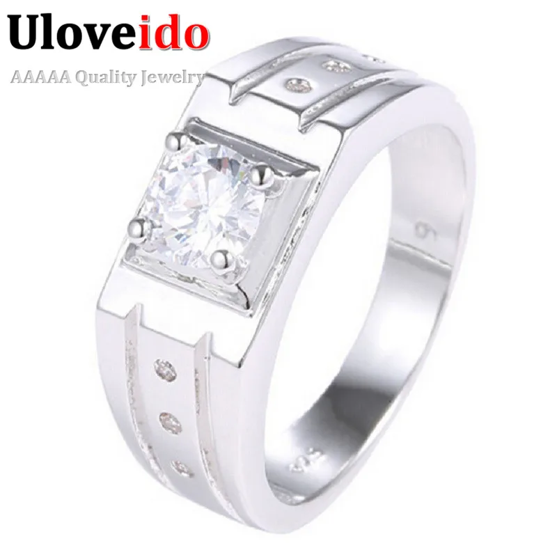 Uloveido модные фантазийные Sona обручальные Joyas винтажные кольца для мужчин и женщин