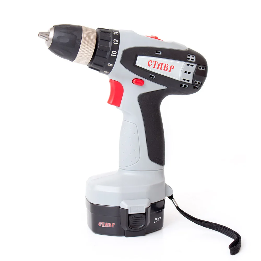 Дрель шуруповерт аккумуляторная Ставр ДА 18/2М (Напряжение батареи 18 В