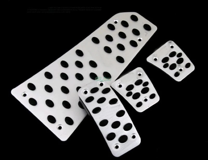 

Aluminium AT/MT Manual Brake Pedal Footrest Pedales Sticker Cover Styling Plates Pads Clutch For Mitsubishi ASX With logo