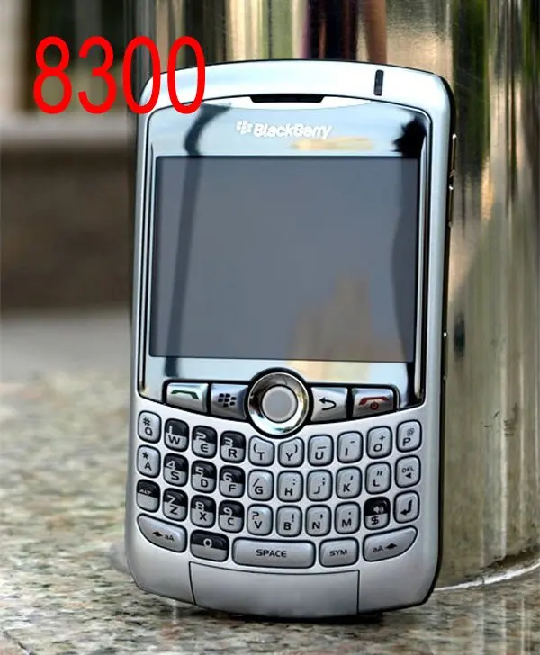 BlackBerry 9300 Curve Мобильный телефон Смартфон разблокированный 3g wifi отремонтированные мобильные телефоны