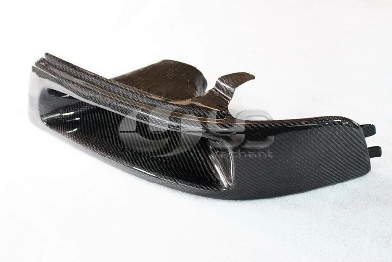 Углеродного Волокна Фара Забора Воздуха Замена Пригодный Для 1998-2000 Mitsubishi Evolution EVO 5-6 LHS