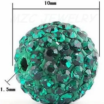 Дешево! 1000 шт./лот 10 мм смешанный цвет 25 Цвет Micro Pave CZ дискобол, бусины, кристалл браслет бусина Шамбала