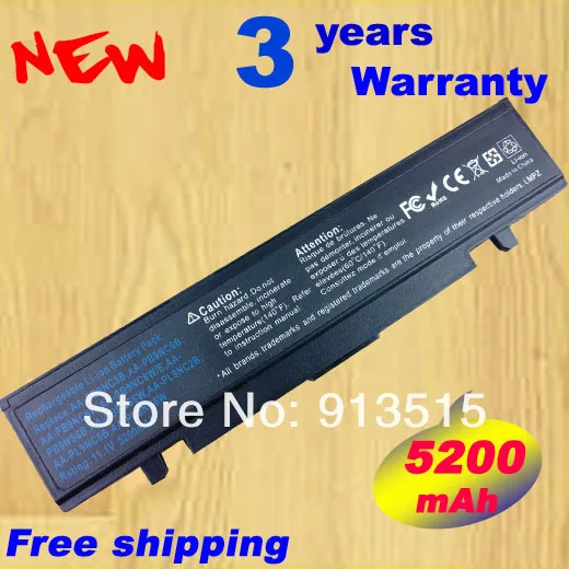 5200 мАч для SAMSUNG NP-R519 R470 R428 Q320 R478 батарея R530 R522 R519 AA-PB9NC6B R520