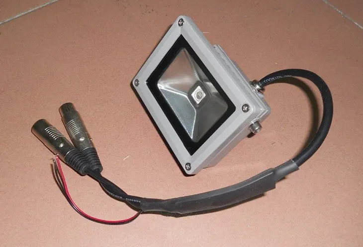 10 Вт RGB поток света DMX, вход DC12V