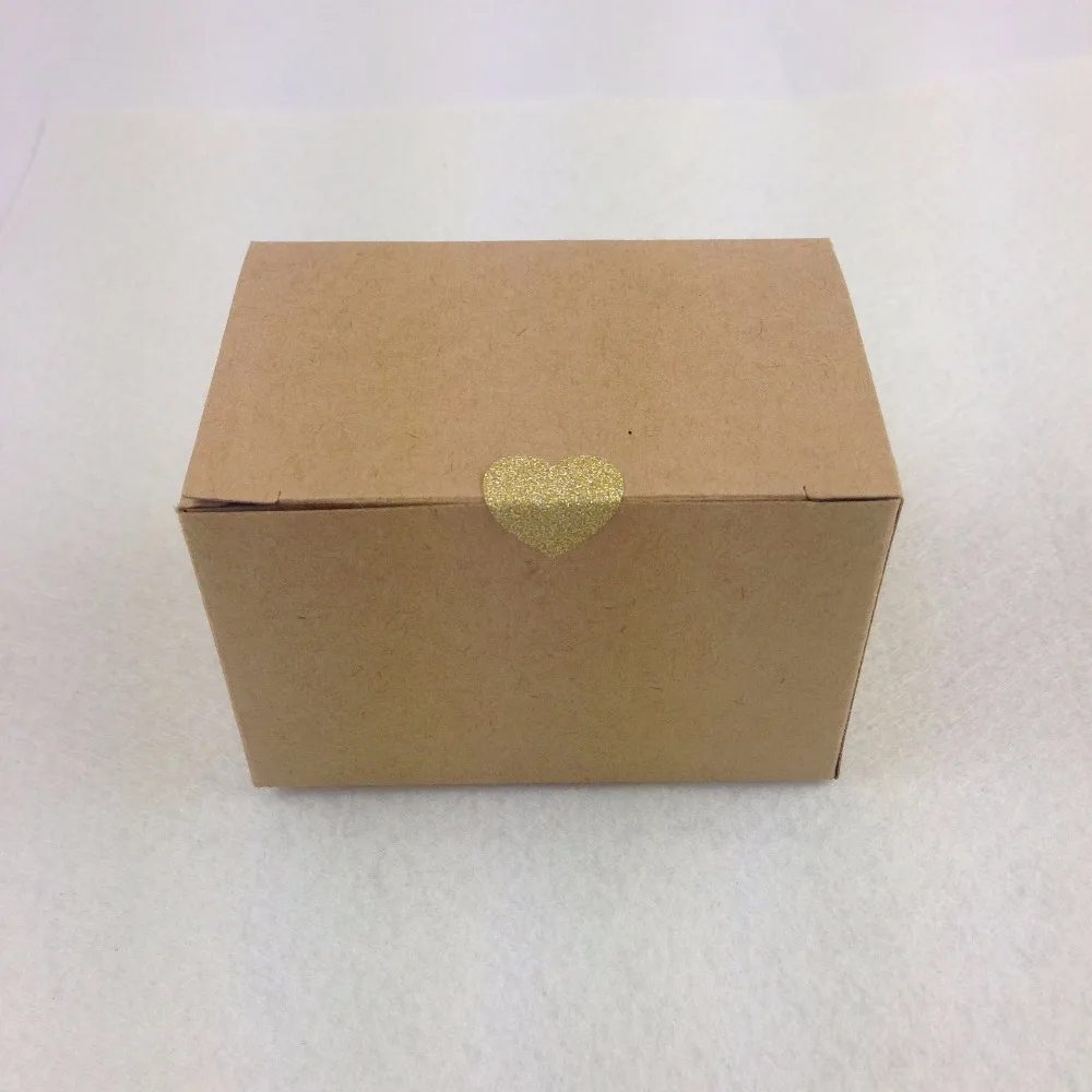 50 шт./лот 9*6*6 см Подарочная коробка из крафт-бумаги, Свадебный футляр для переноски, коробки для конфет, сумка для ювелирных изделий, пакет дл... от AliExpress WW