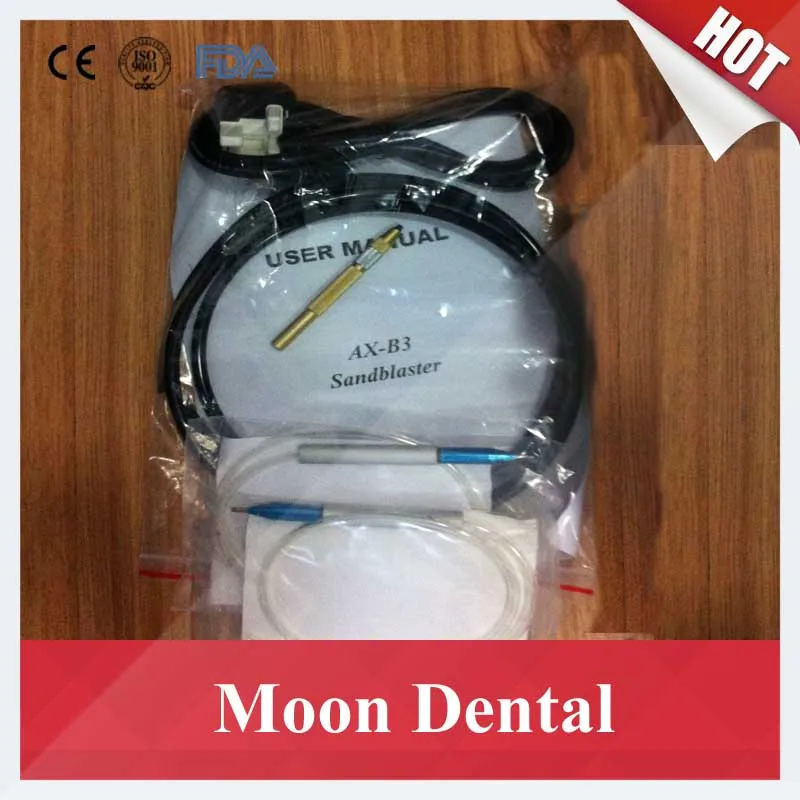 

CE Approved Twin-Pencil AX-B3 Dental Sandblaster Dental Lab Equipment Sandblasting Unit for Polishing Porcelain Crowns & Jewelry