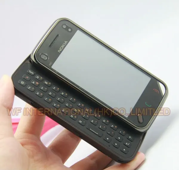 Nokia N97 мини мобильный телефон разблокированный 5MP 3g wifi gps Bluetooth QWERTY клавиатура 3," сенсорный экран и черный