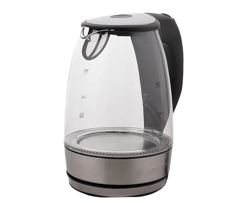 Kettles Polaris PWK 1729CGL Electric 1.7L 2200W Water Heating Auto-Off Glass Quaik Hot Ship from Russia | Бытовая техника