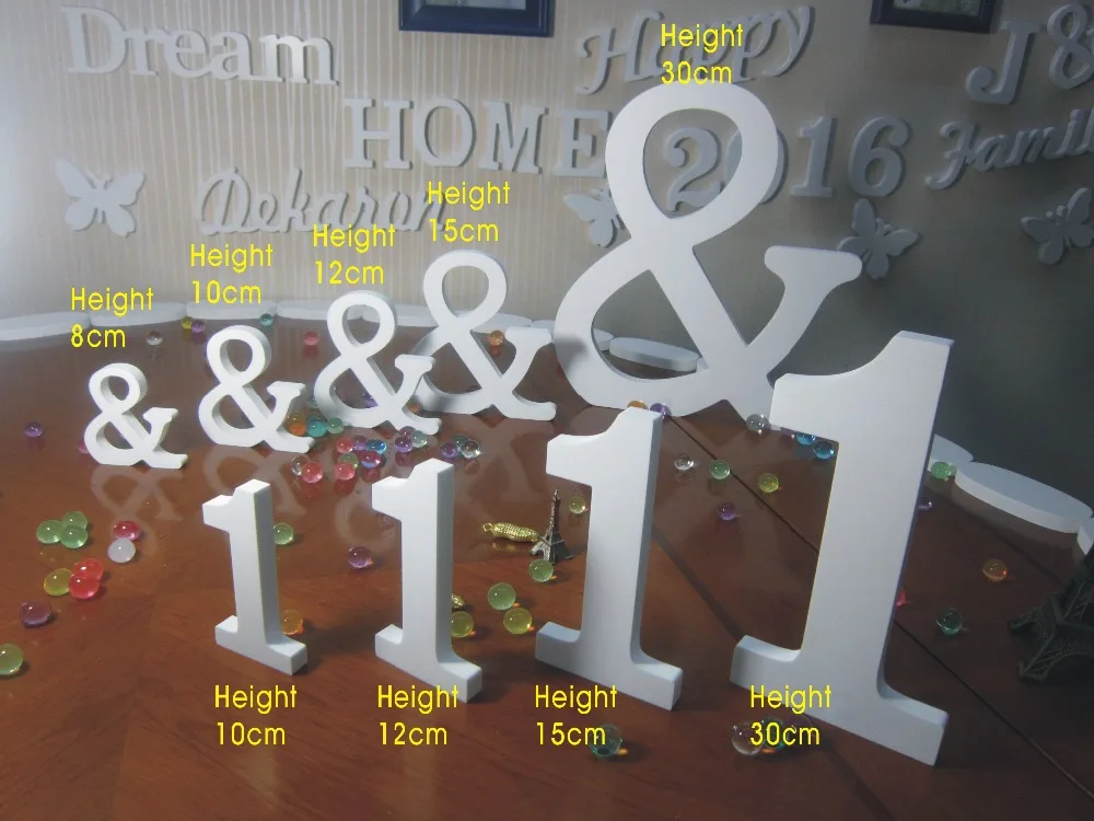 Домашний декор 3D Наклейка на стену 10 см искусственные деревянные изделия белая