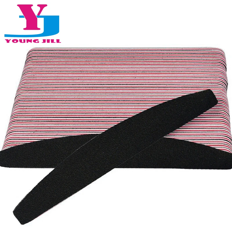 Профессиональная пилка для ногтей 50 шт./лот буфер салонные пилочки с блестками