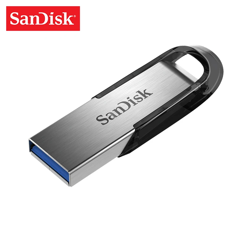 Флэш-Накопитель USB SanDisk Ultra Flair 64 ГБ silver/black | Компьютеры и офис