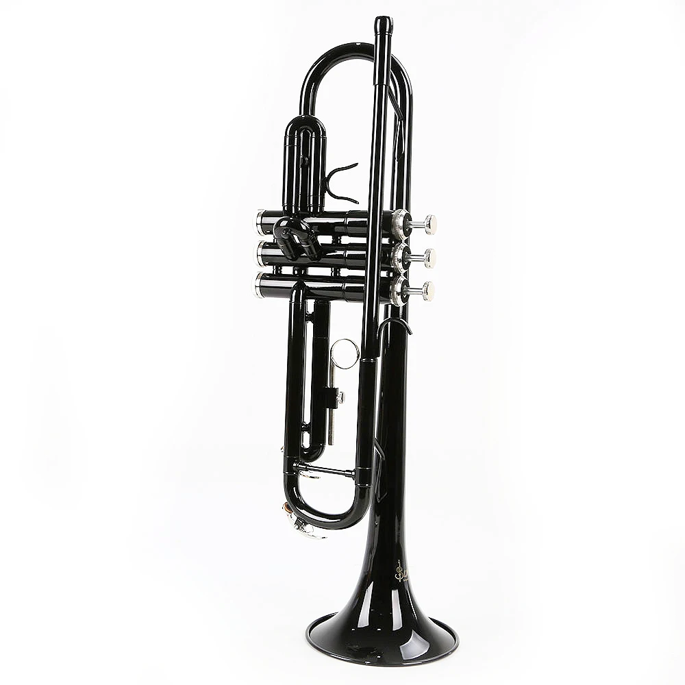 Bb труба B плоский латунный фосфор медь изысканный с мундштуком Чистящая Щетка