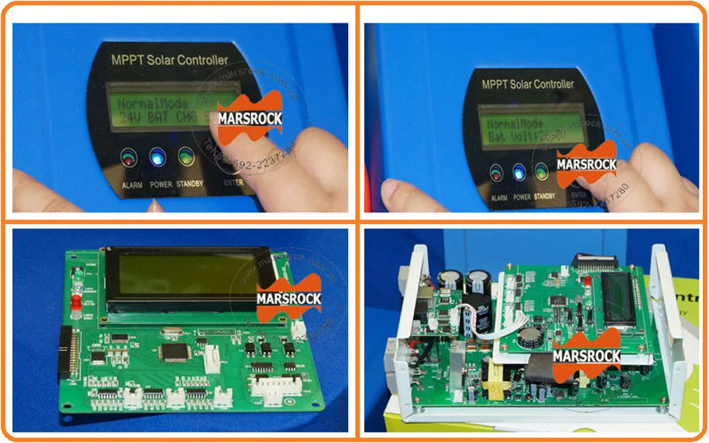 40A 12 V 24 48 MPPT Контроллер заряда отслеживает пиковую мощность с 99% эффективностью