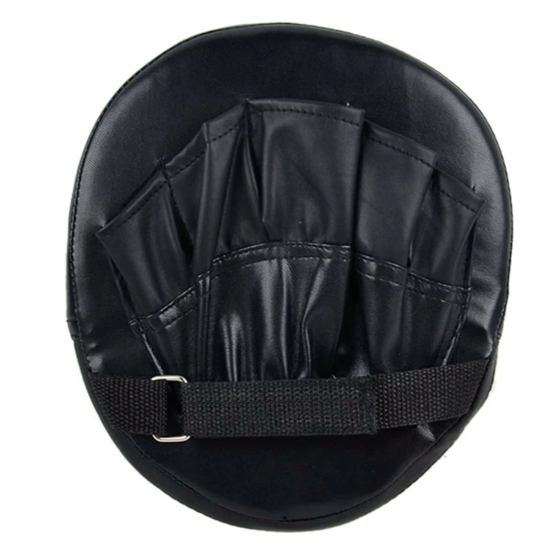 Черная перчатка для ММА кожаная тренировочная площадка с фокусом боксерская