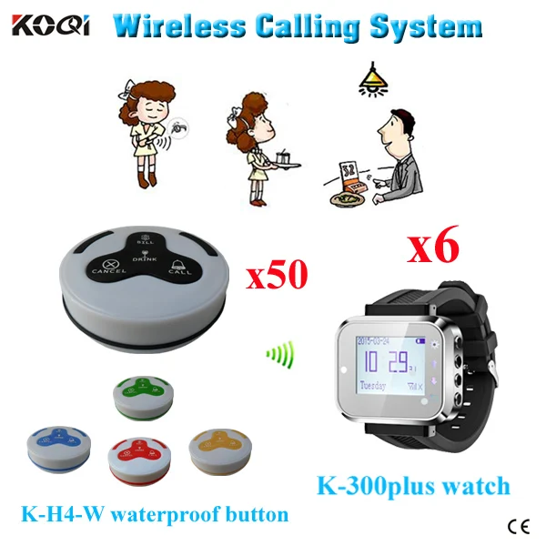 

CE certificate KTV bar coffee house restaurant calling paging system restaurant pager