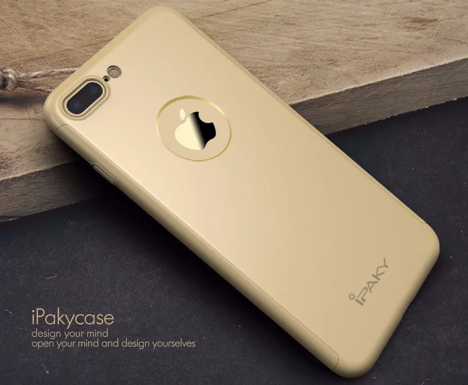 Ipaky для iPhone XS MAX чехол 360 полный защитный Жесткий PC закаленное Flim чехол для iPhone X XR 8 7 6 6s 10 s plus coque чехол s