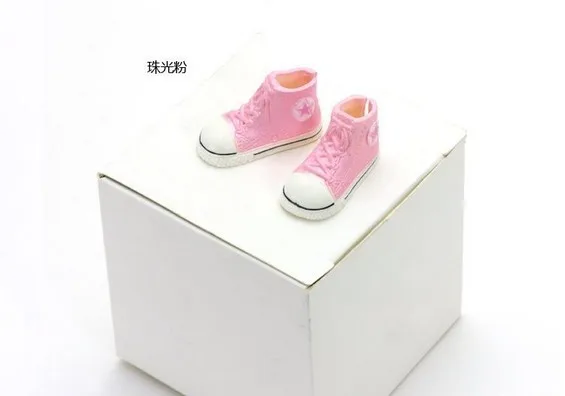 WOWHOT 3,5 см кукольная обувь для кукол Blythe BJD, 11 пар, повседневная Милая обувь для спортзала, аксессуары для кукол, кроссовки, 11 цветов, смешанные