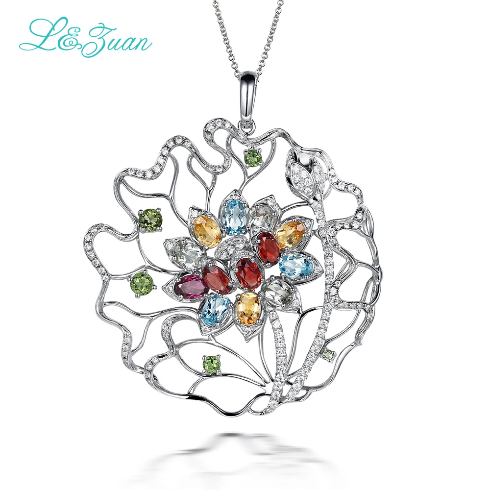 L & zuan романтичное ожерелье и подвеска из стерлингового серебра 925 пробы