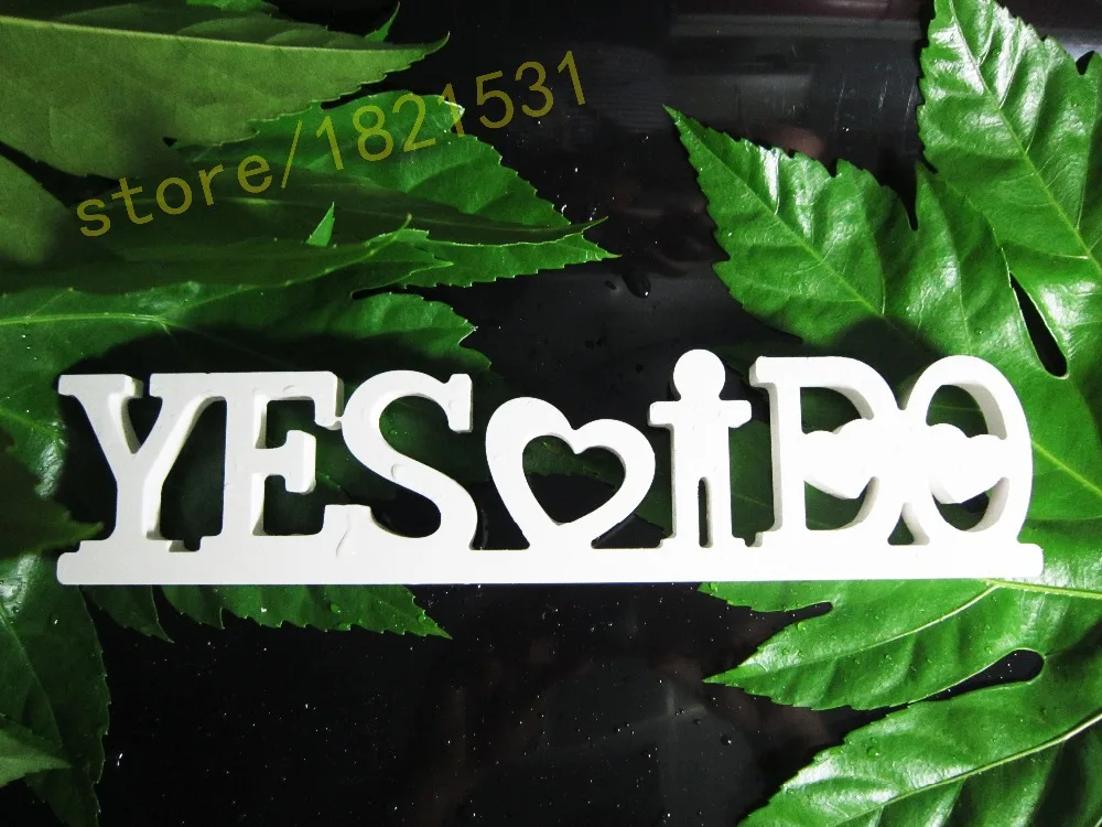 Соединенные буквы высота 7 см X 30 да Идо украшение для дома деревянные белые