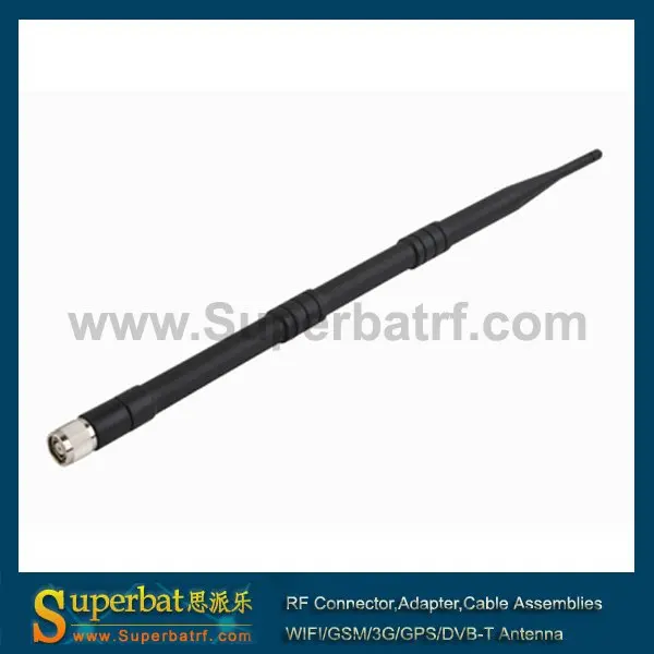 Superbat WiFi Складная антенна 2,4 ГГц 9dBi Omni Booster RP-TNC разъем для WRT54G WAP54G супер Wifi резиновая антенна