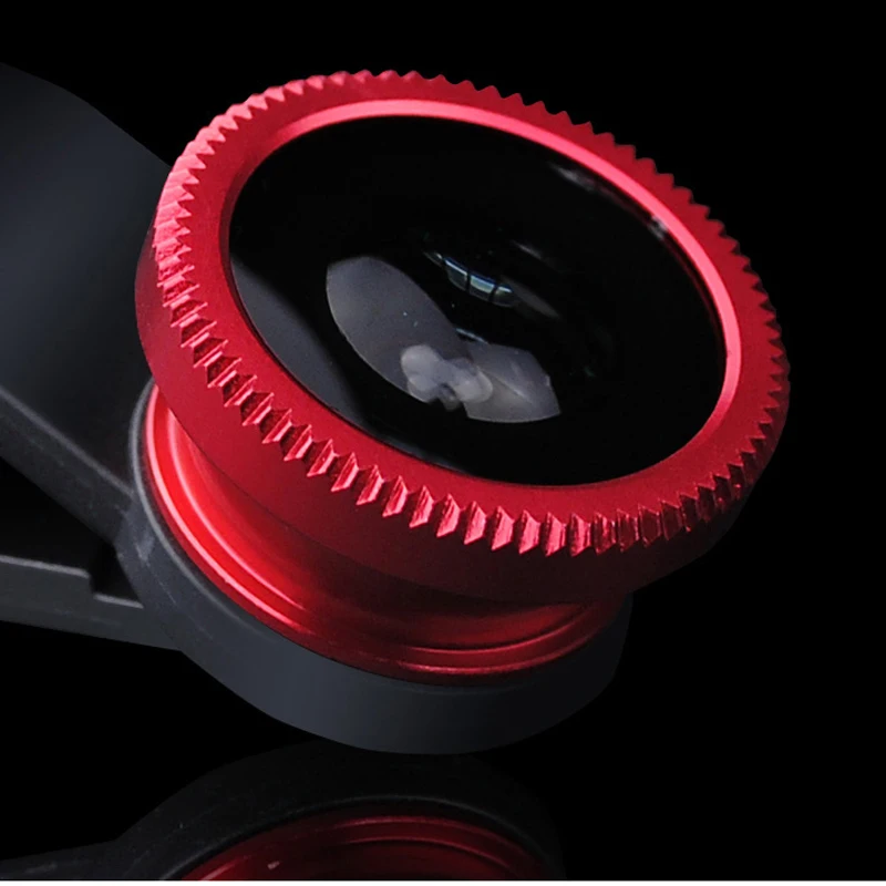 NKOBEE Универсальный Мобильный Телефон Линзы 3 в 1 Широкоугольный Макро Рыбий Глаз