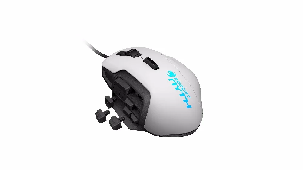 ROCCAT NYTH 11-901 white wired modular laser gaming mouse 12000DPI 18 buttons From official distributor A&ampDD Company Russi | Компьютеры