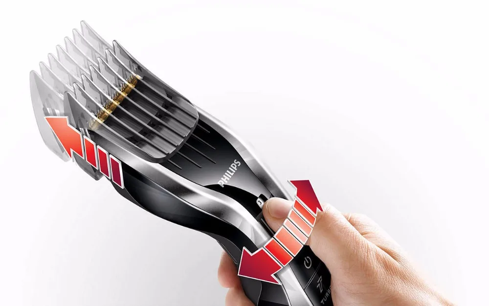 Philips Hairclipper series 5000 Машинка для стрижки волос с технологией DualCut Титановые лезвия 24