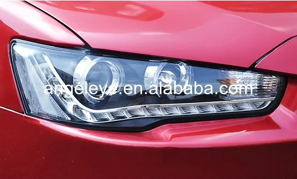 Для Mitsubishi Lancer Exceed 2008-2013 год LED Ангельские глазки головного света с линзы проектора