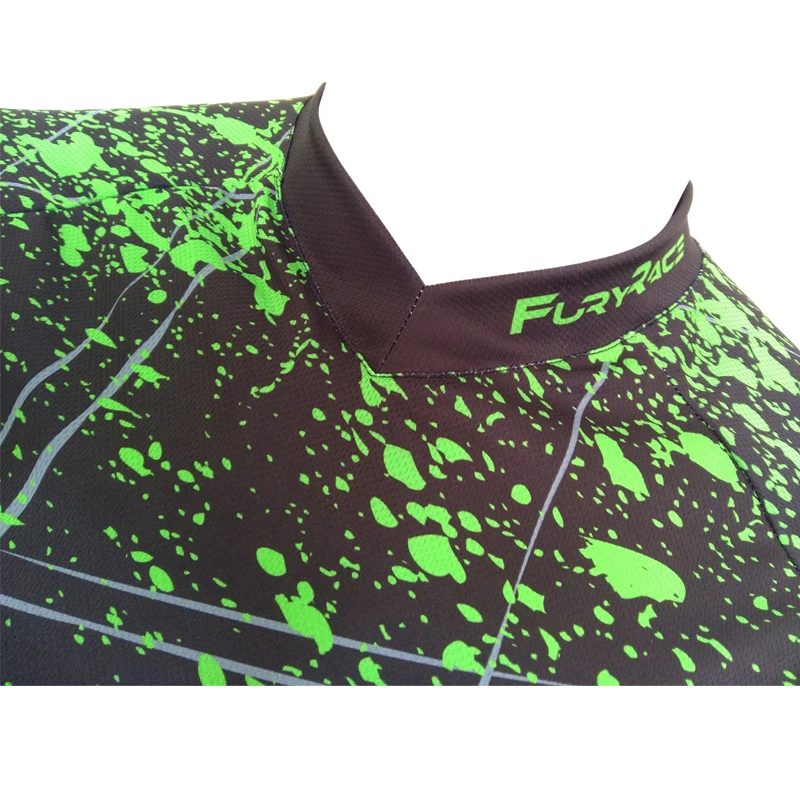 Больше моделей! Мужская футболка Fury Racing для мотокросса DH Джерси MX MTB одежда