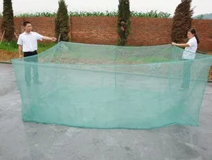 2 м * 1 рыболовных сетей Голец Угорь клетки Заказ аквакультуры рыб Сложить вперед