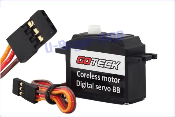 Goteck 9257 25g цифровой задний сервопривод GS-D9257(1250us) пластиковая Шестерня 3,8/кг-см Бессердечный RC сервопривод для RC самолета