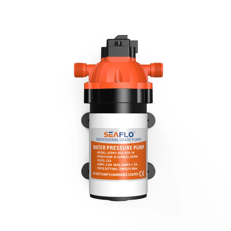Высококачественный лодочный морской насос SEAFLO 70PSI 12-вольтовый водяной высокого
